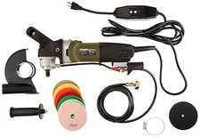Variable Speed 4" Granite Marble Wet Polishing Kit with Diamond Pads - HWVPOLSET