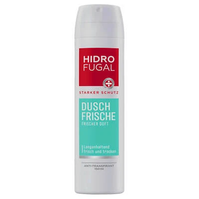 HIDROFUGAL 150ml Hidro Fugal Starker Schutz gegen Achselnässe & Körpergeruch Duschfrische