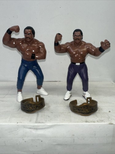 WCW Galoob Butch Reed & Ron Simmons Doom Actio...