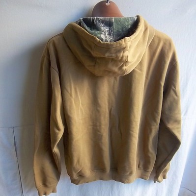 CABELA'S - Men's Khaki Brown 50th Full Zipper Hoodie CABELA'S - Men's Khaki Brown 50th Full Zipper Hoodie