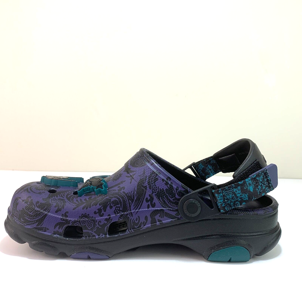 Disney Crocs Halloween The‎ Haunted Mansion Wallpaper Adult Clogs Size M 8 W 10 Disney Parks CROCS The Haunted Mansion Clogs for Adults  main image 4