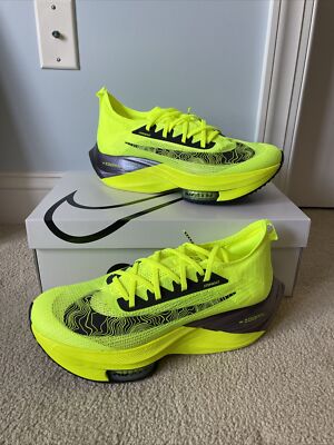 Nike Air Zoom Alphafly NEXT% Volt Yellow / Black Men Hakone Ekiden M size  13 | eBay
