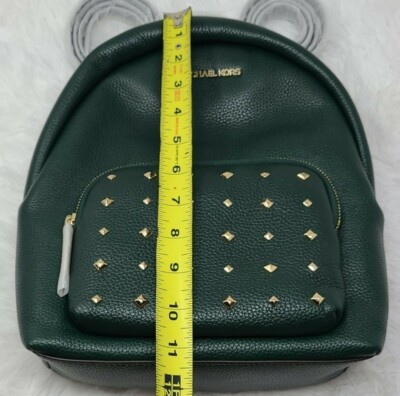 Michael Kors Erin Medium Studded Pebbled Leather Backpack 