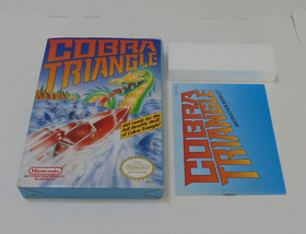Cobra Triangle Nintendo Nes Video Game Box Manual Year 1989