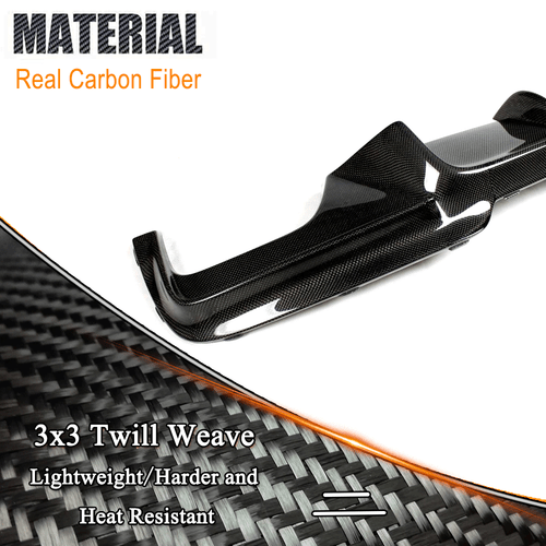 Carbon Heckdiffusor Heckansatz Diffusor Für BMW 5er F10 528i M-Paket Stoßstange - Bild 9 von 12