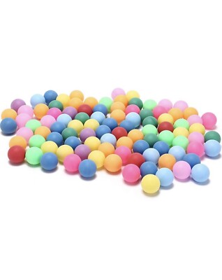 Multicolored ping pong balls, 50 In Package, FREE SHIP, Cat Toy, Beer PONG