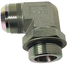 M 1-1/4 (-20) ORB to M 1-1/4 (-20) JIC 90 Degree Elbow Fitting