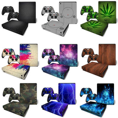 9 Patterns For XBOX ONE X Skin Decal Vinyl Sticker Wrap NEW | eBay