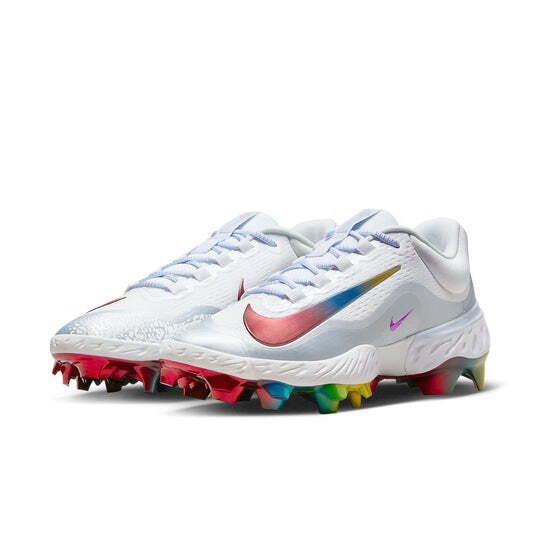Nike Alpha Huarache Elite 4 Low MCS 'Rainbow' FQ7724-106 US