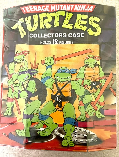Vintage Teenage Mutant Ninja Turtles TMNT 1988 Collectors Case With Trays