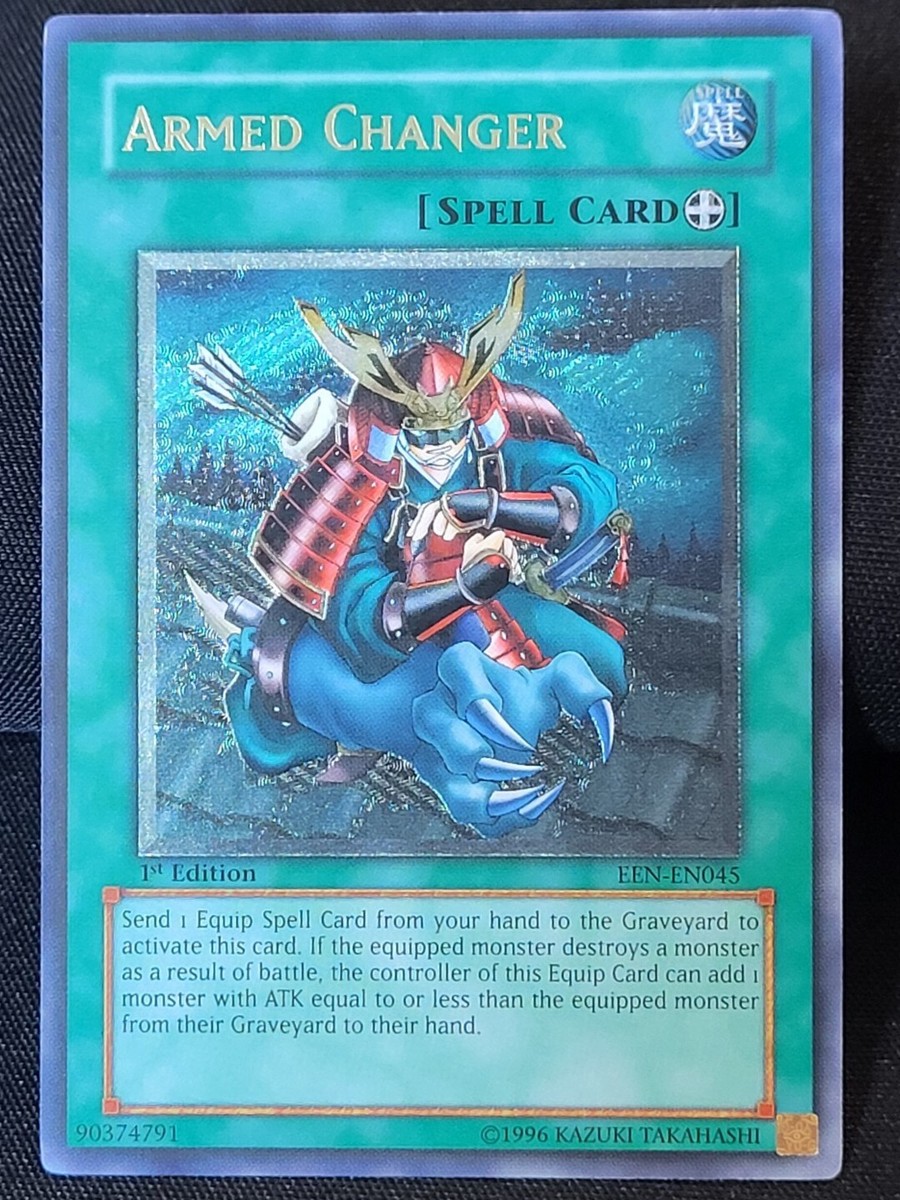 YuGiOh 1st Edition Armed Changer EEN-EN045 Ultimate Rare LP | eBay YuGiOh 1st Edition Armed Changer EEN-EN045 Ultimate Rare LP | eBay