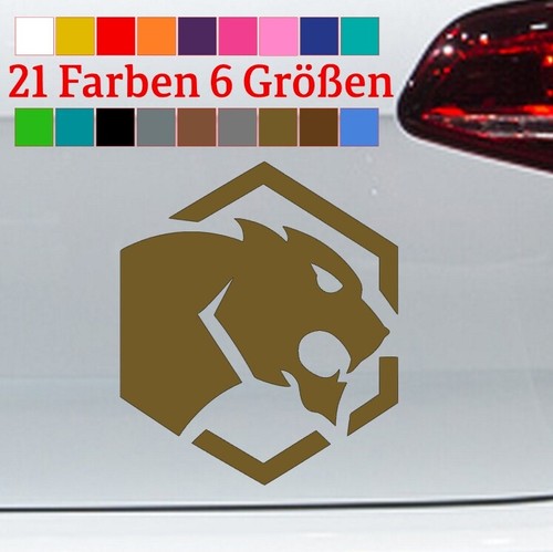 Aufkleber Leopard Puma Tiger Sechseck Silhouette Raubtier Tattoo Panther Sticker - Bild 81 von 110