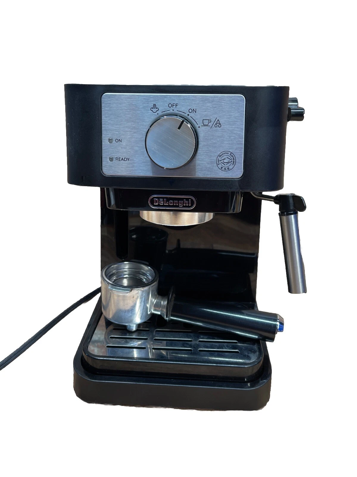 De'Longhi Stilosa Manual Espresso Machine - Black/Stainless Model: EC260BK Read