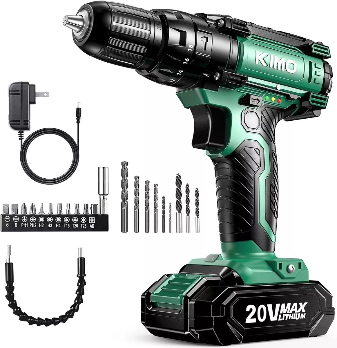 Kimo cordless drill driver kit deals