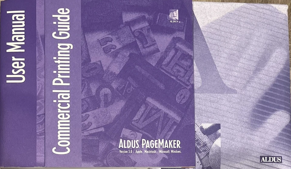 ALDUS ADOBE PAGEMAKER 5 Apple Macintosh Vintage Big Box OFFICE Mac Software - Image 4 of 4
