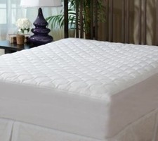 Gesteppter Matratzenschoner Polycotton Material tiefer Rock alle Größen