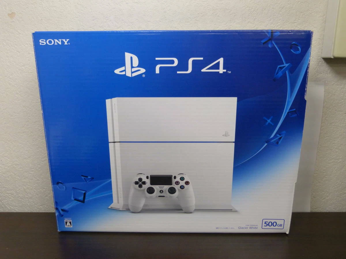 Sony PlayStation 4 CUH-1200A Glacier White PS4 Game Console & Controller Japan
