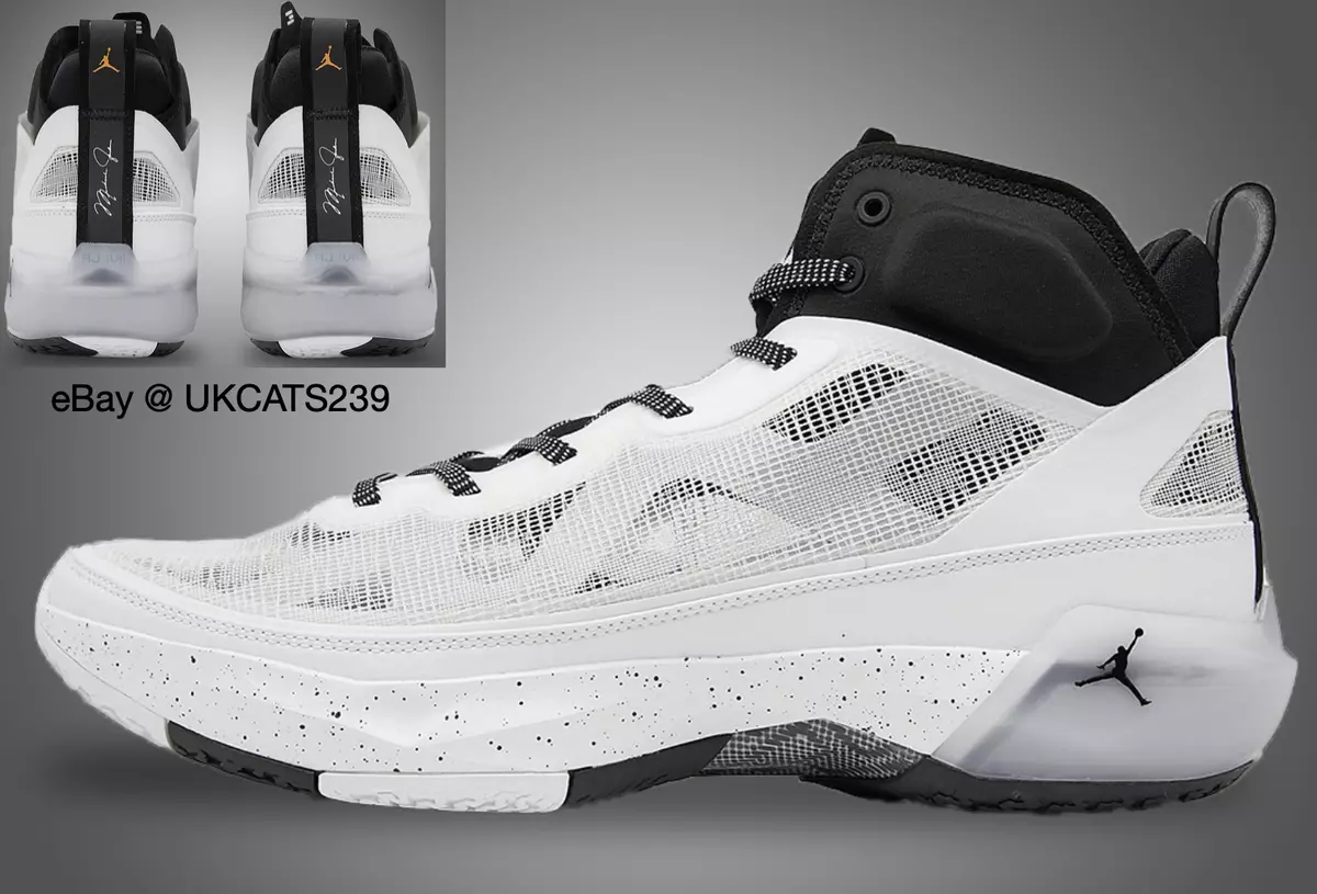 Nike Air Jordan 37 Shoes u0026#034;Oreou0026#034; White Black DD6958-108 Menu0026#039;s  Multi Size NEW | eBay