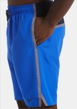 Nike Contend Water-Repellent Colorblocked 9" Volly Swim Trunks Short Small NWT