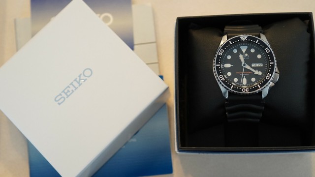 Seiko Prospex Men's Black Watch 