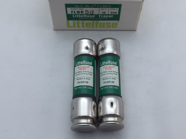 Fusible Littelfuse FLNR-50 50A - Paquet De 1 - Fusible à Lame (blade Fuse) Pour Véhicule Ou électricité