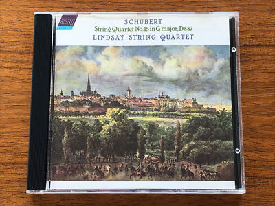 Schubert: String Quartet No. 15 by Lindsay String Quartet CD, 1993, ASV)