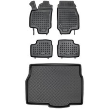 RX05051125-1 Satz Fußmatten und PE Kofferraumwanne für Opel ASTRA III H 2004-201