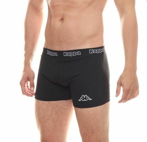 2 x Kappa Trunks Mens Black Boxers Underwear Trunk Boxer Shorts S M L Xl Xxl - Picture 6 of 23