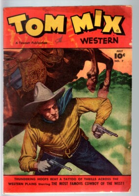Tom Mix Western--#7--1948--COMIC BOOK--Fawcett--VG- | eBay