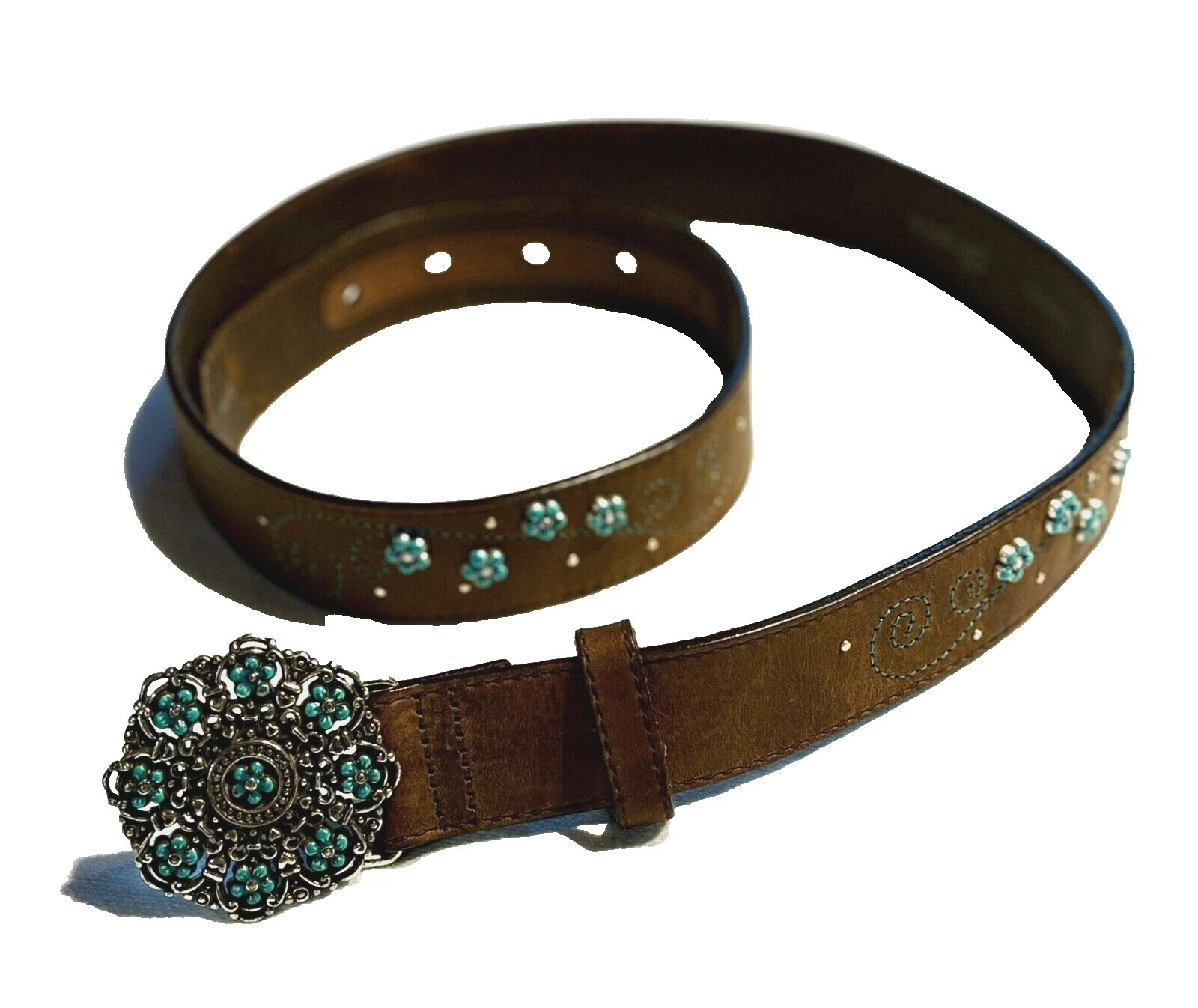 Cinturones De Flores De Cuero Brighton para De mujer