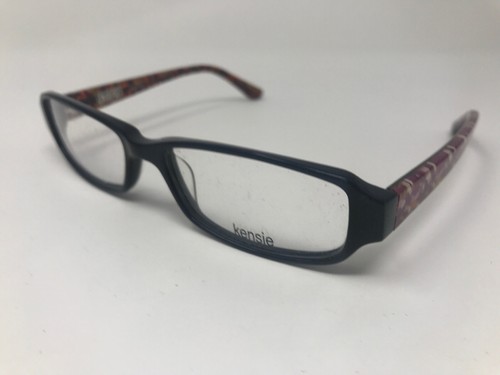 Kensie Frazzled Eyeglasses Womens 50-15-135 Black/Multicolor GD84