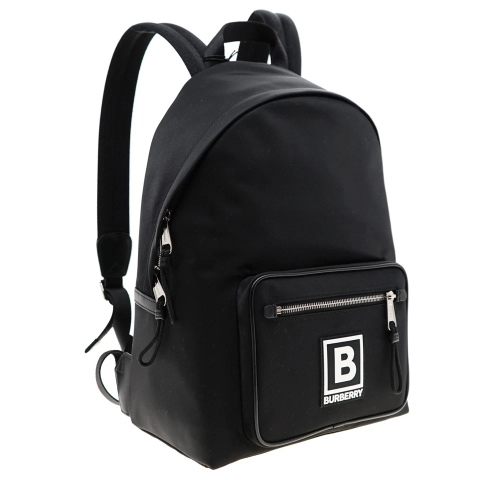Burberry Abbeydale Backpack Black Nylon New