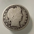 1899 O  Barber Quarter New Orleans Mint Better Date