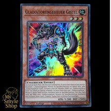 YuGiOh - Gladiatorungeheuer Gistel - SUDA-DE017 Super Rare DE & NM