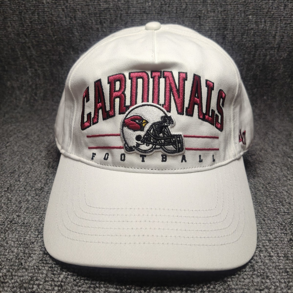'47 Brand Arizona Cardinals NFL Snapback Hat White Football Helmet Cap