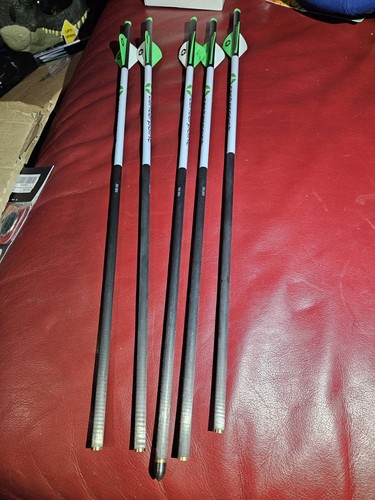 CenterPoint Archery 400-Grain 20" High Performance Carbon Arrows Bolts 5Pk USED