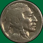 1924-D Buffalo Nickel Good G Coin, Scratch #39043
