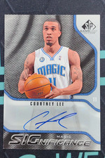 2009-10 Upper Deck SP Game Used Courtney Lee Significance Auto #S-LE