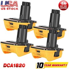 Pack 18V To 20V MAX DCA1820 Adapter Converter For DEWALT 20 Volt Li-ion Battery