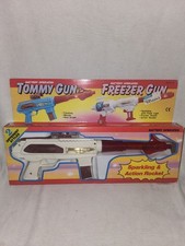 BATTERY OPERATED Tommy Gun Toy. Works. Vintage.