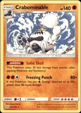 Pokémon TCG -  Crabominable  - Cosmic Eclipse - 122/236 - Regular Uncommon