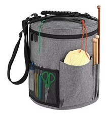 Aufbewahrung Tasche Stricken Aufbewahrung Wolle Tasche Garn Strick  Grau Neu Top