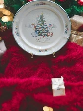 International China Company 12.25" Country Christmas 8966 Serving Plate