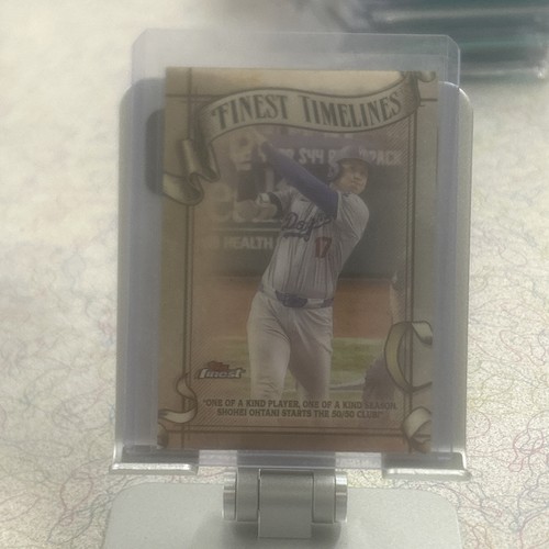 2025 Topps Finest - Finest Timelines Shohei Ohtani #FT-12