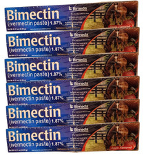 6 Pack Apple Flavor Paste Dewormer for Horses 6 Doses Each Tube New Sealed 10/27