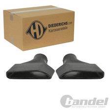 DIEDERICHS TUNING ENDROHRBLENDEN SATZ SCHWARZ passend f�r BMW 5 SPORT-PERFORMANC