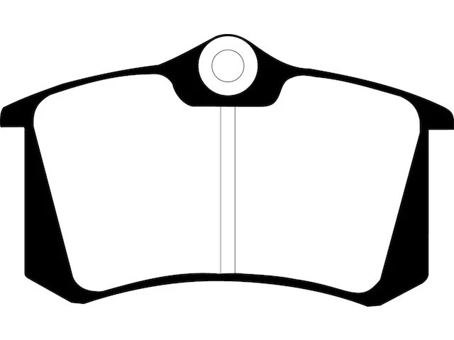 For 2000-2006 Audi TT Quattro Brake Pad Set Rear EBC 76163MVYD 2001 2002 2003 - Image 3 of 4