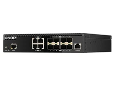 QNAP QSWM3212R8S4TUS 12-Port Half-Width 10GbE Managed Switch 8 SFP+ + 4 RJ45
