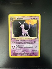 Espeon #20/75 1st Ed. Neo Discovery LP Pokemon Card Regular Non Holo