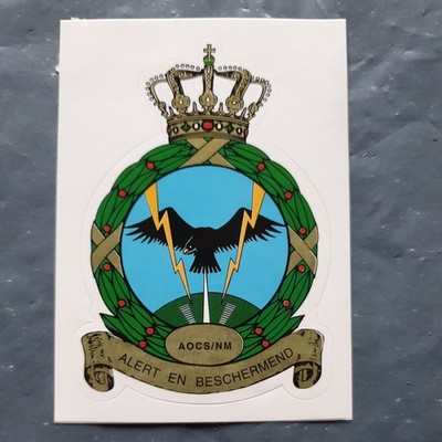 Royal Dutch Air Force Air Operations Control Station Nieuw-Milligen Aufkleber